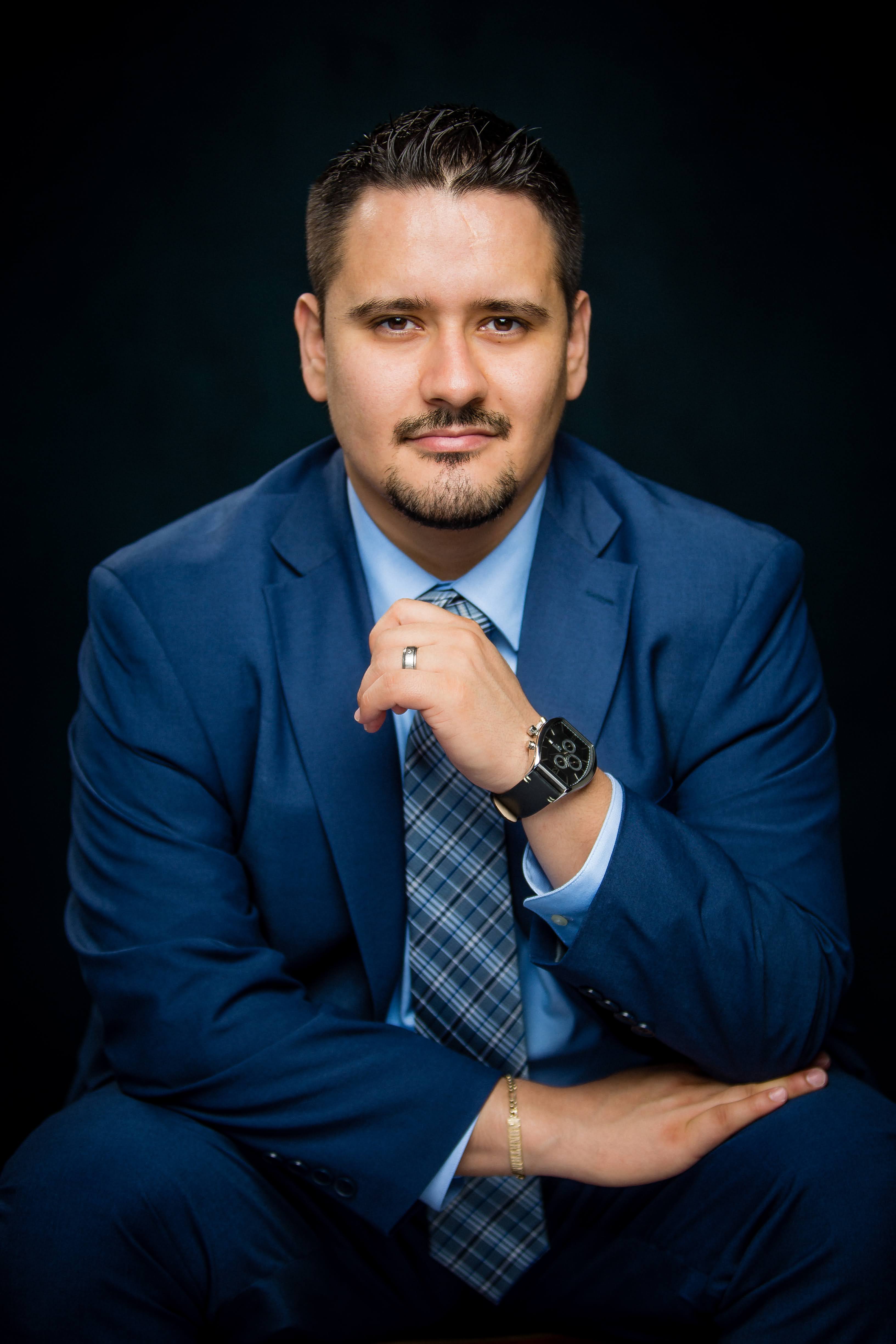 Jonathan in professional attire